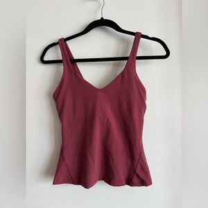Lululemon Align Waist Length Tank, Mulled Wine